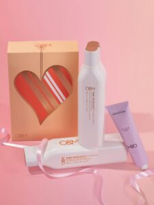 O and M Gift of Volume gift pack for Christmas at Cutting Room in Rotherham